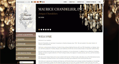 Desktop Screenshot of mauricechandelier.com